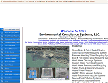 Tablet Screenshot of ecscleanwater.com